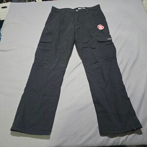 Wrangler Cargo Pants Men 32x30 Black Fleece Lined Relaxed Fit 112359658